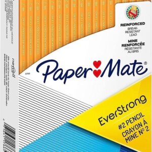 Paper Mate EverStrong 2 Pencils, Reinforced, Break-Resistant Lead When Writing, 72-Count
